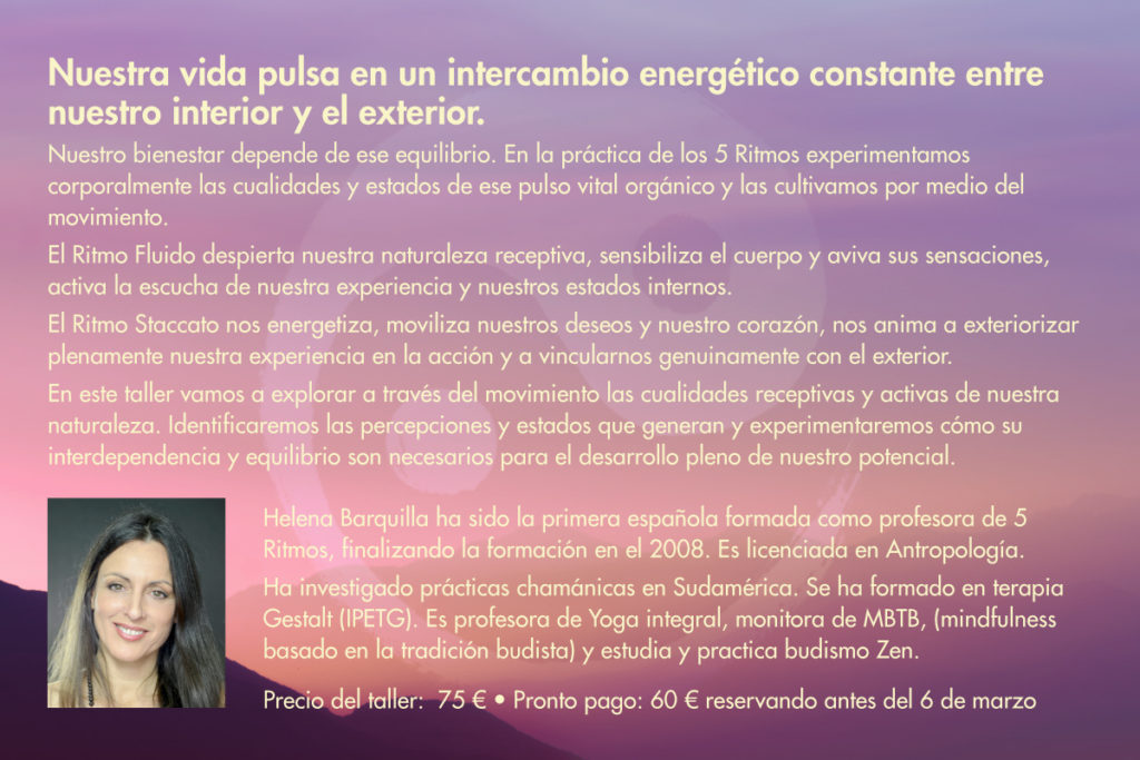 Helena Barquilla | Meditación en movimiento y Danza Consciente