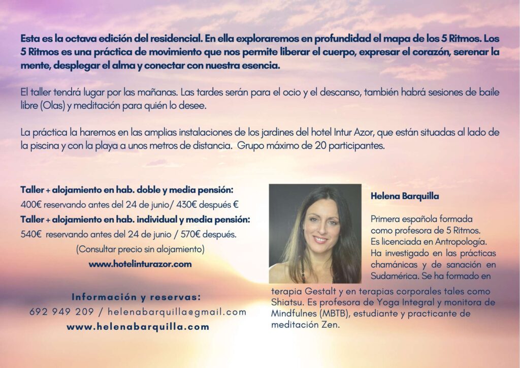 Helena Barquilla | Meditación en movimiento y Danza Consciente