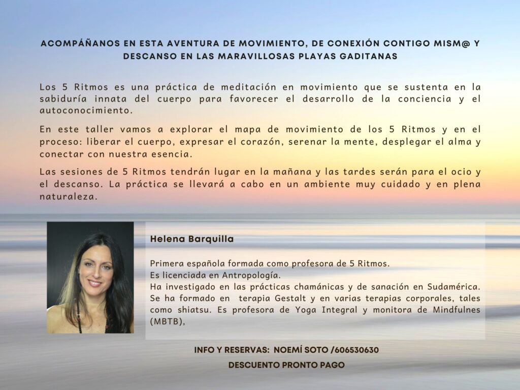 Helena Barquilla | Meditación en movimiento y Danza Consciente