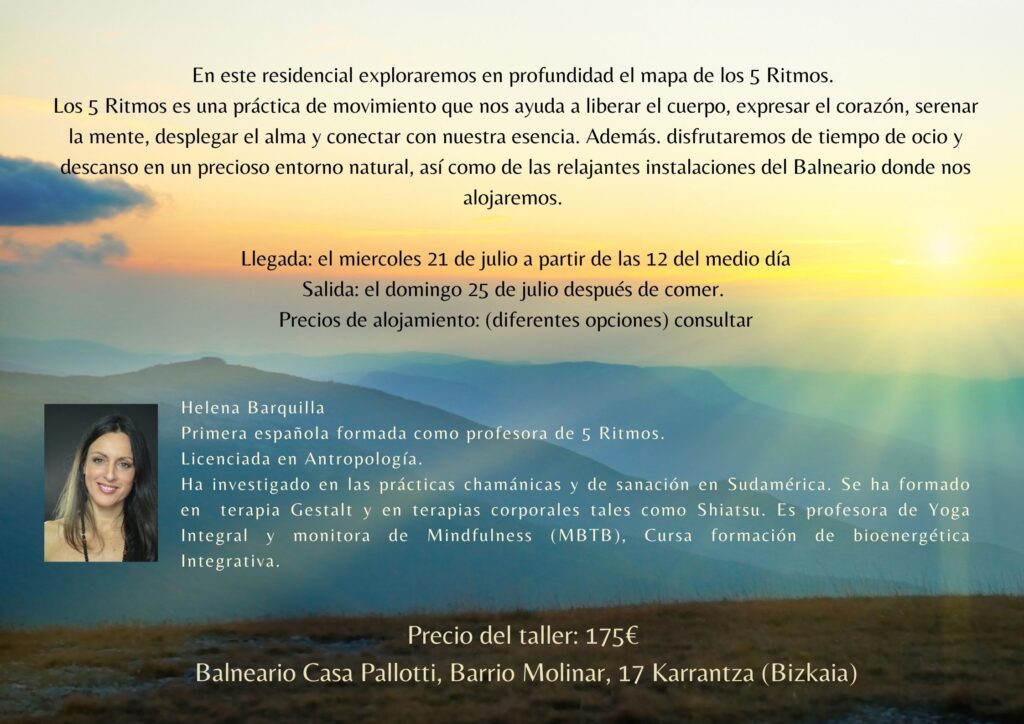 Helena Barquilla | Meditación en movimiento y Danza Consciente