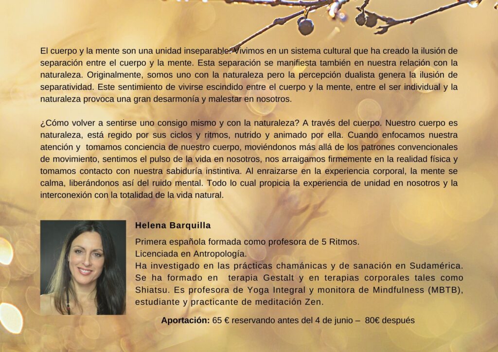 Helena Barquilla | Meditación en movimiento y Danza Consciente