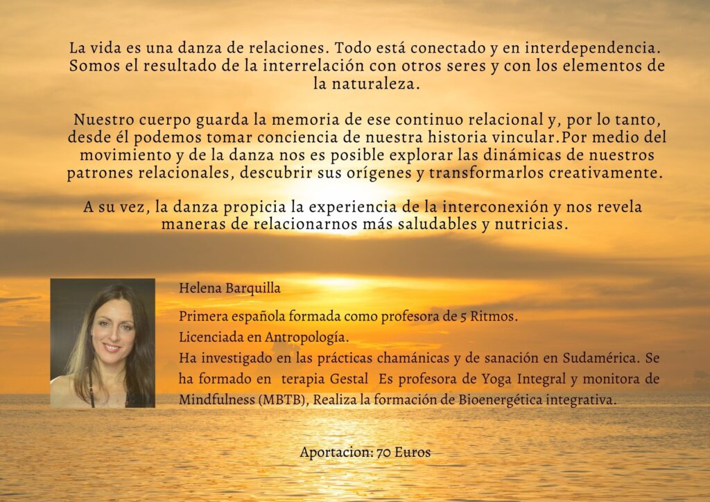 Helena Barquilla | Meditación en movimiento y Danza Consciente