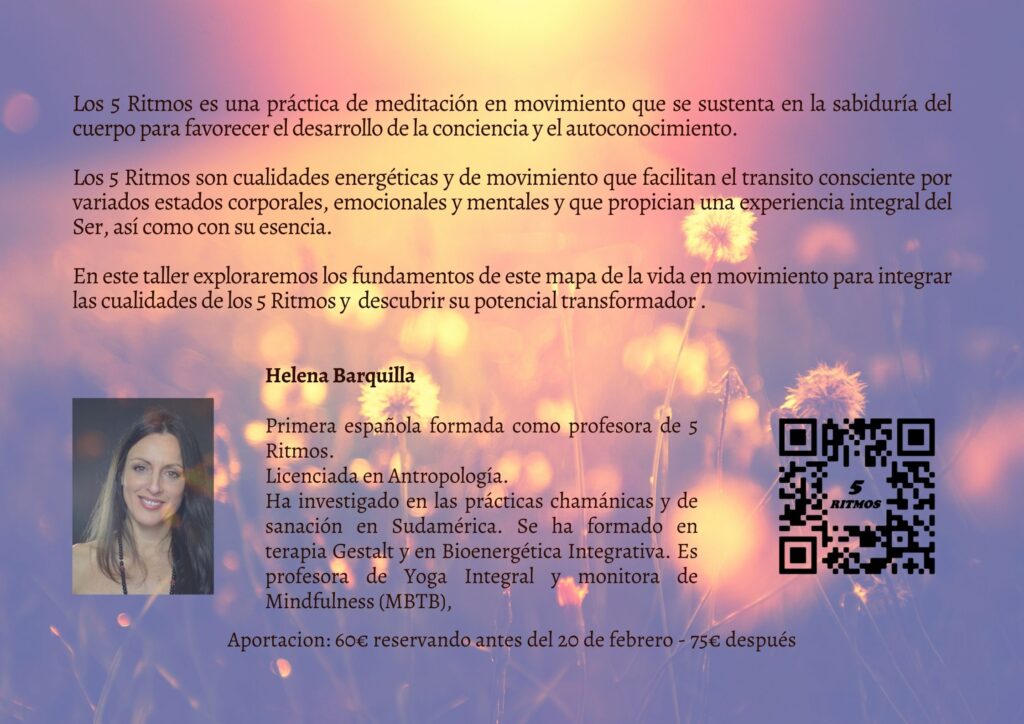 Helena Barquilla | Meditación en movimiento y Danza Consciente