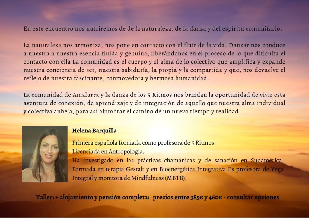 Helena Barquilla | Meditación en movimiento y Danza Consciente