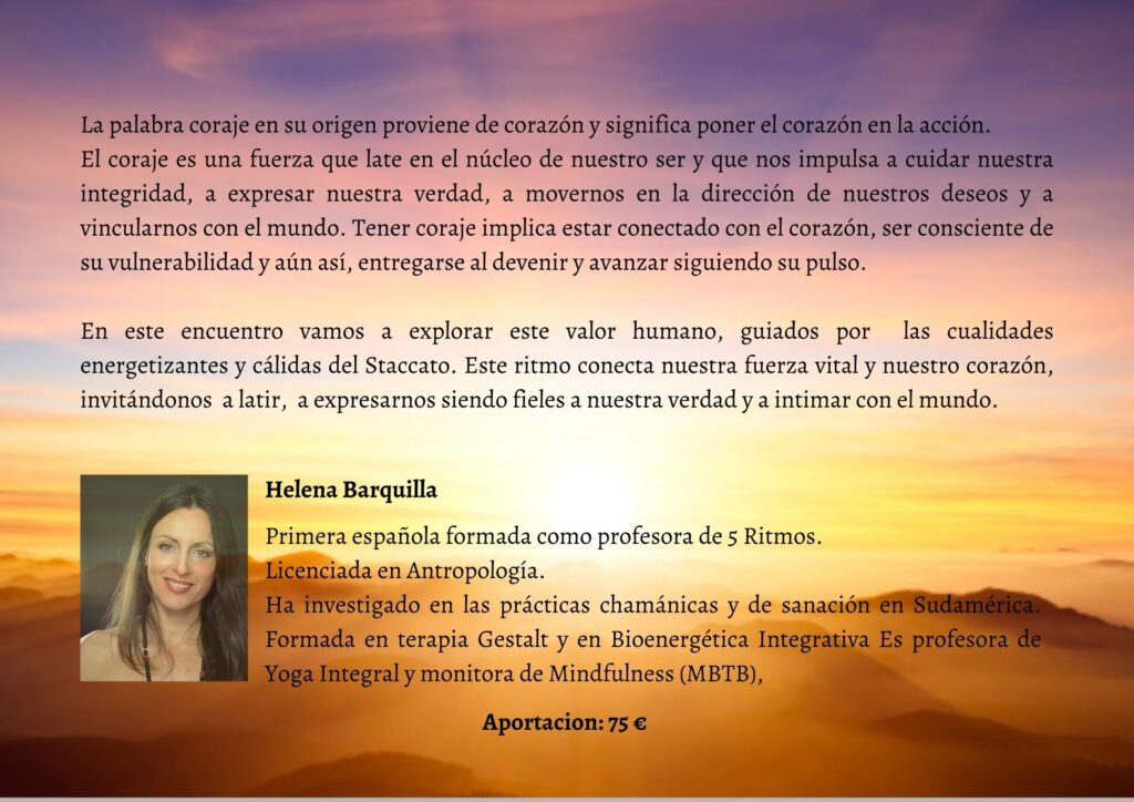 Helena Barquilla | Meditación en movimiento y Danza Consciente