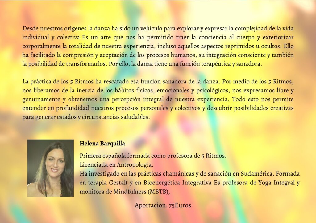 Helena Barquilla | Meditación en movimiento y Danza Consciente