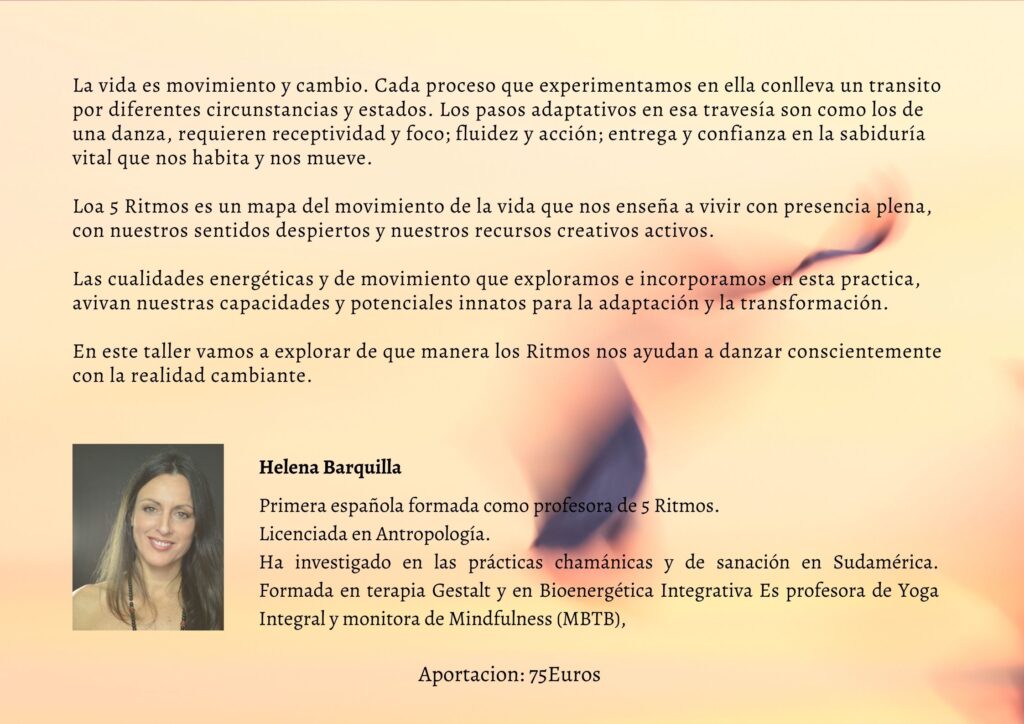 Helena Barquilla | Meditación en movimiento y Danza Consciente