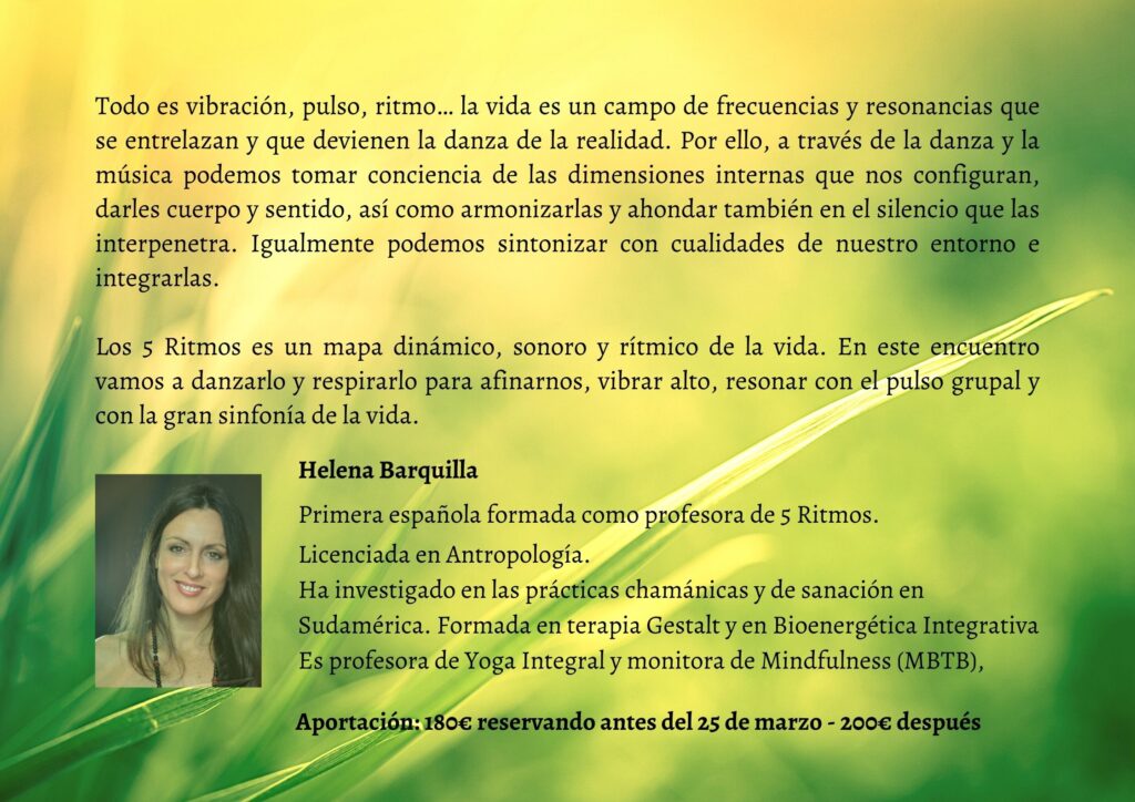 Helena Barquilla | Meditación en movimiento y Danza Consciente