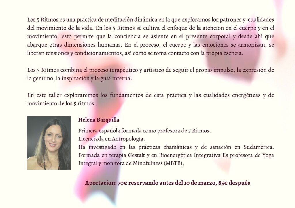 Helena Barquilla | Meditación en movimiento y Danza Consciente