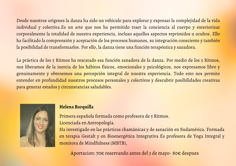 Helena Barquilla | Meditación en movimiento y Danza Consciente