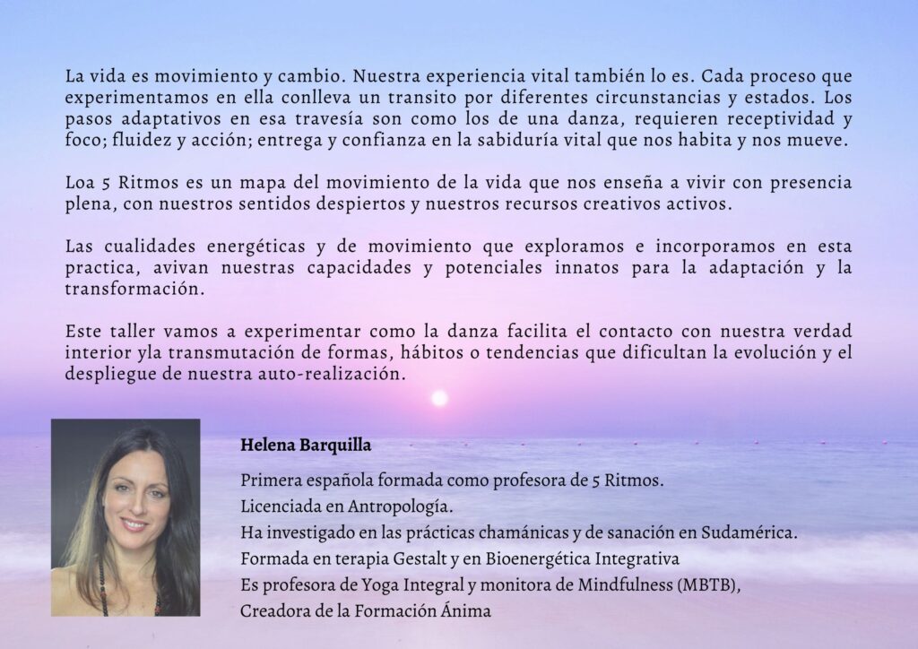 Helena Barquilla | Meditación en movimiento y Danza Consciente