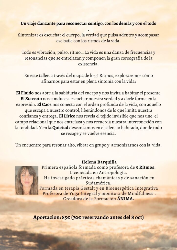 Helena Barquilla | Meditación en movimiento y Danza Consciente