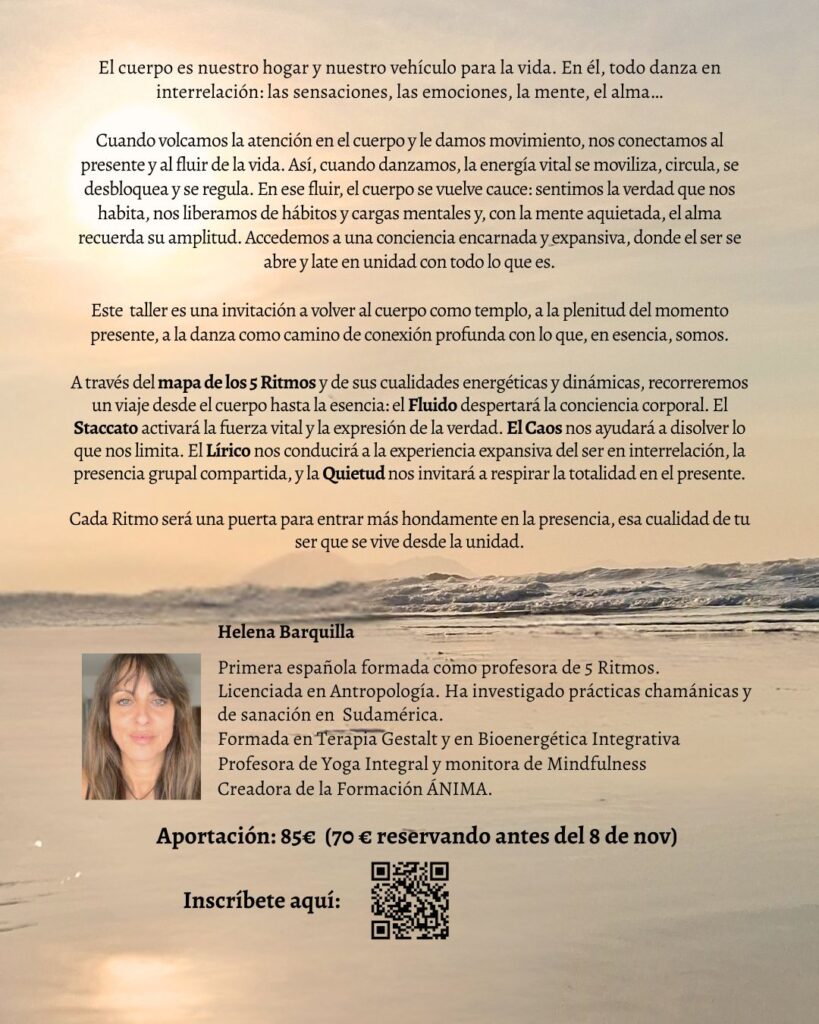 Helena Barquilla | Meditación en movimiento y Danza Consciente