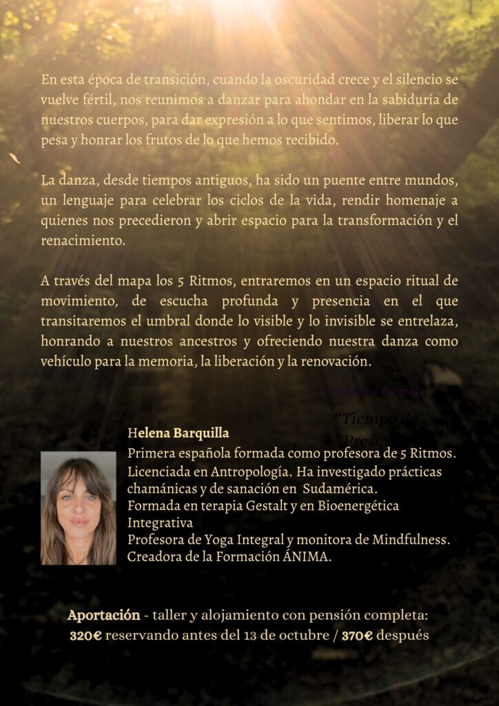 Helena Barquilla | Meditación en movimiento y Danza Consciente